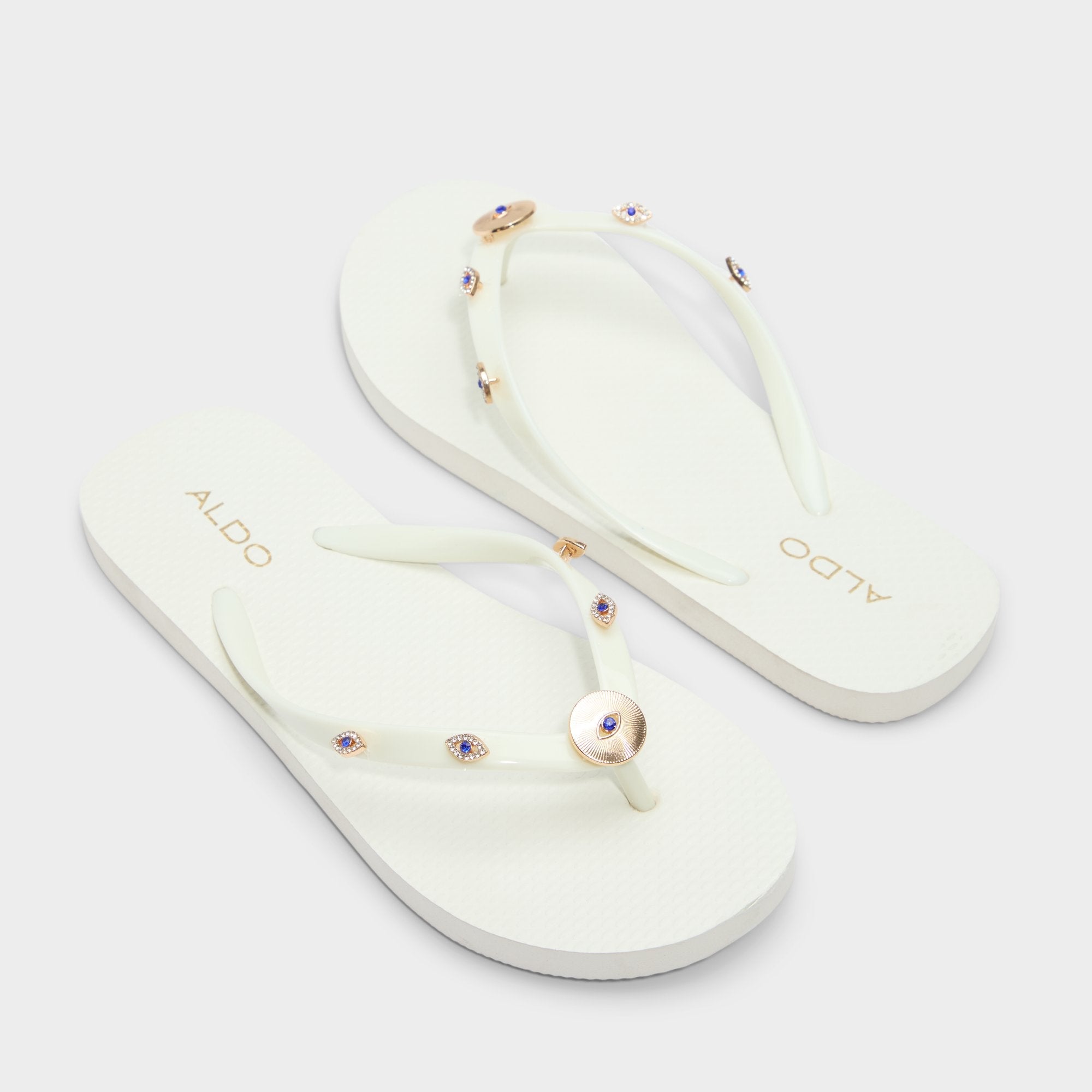 Black/Gold Multi Edajan Black/Gold Multi Women's Jelly Sandals & Flip Flops - Flip flop | Aldo