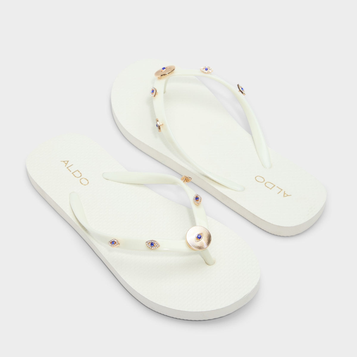 Black/Gold Multi Edajan Black/Gold Multi Women's Jelly Sandals & Flip Flops - Flip flop | Aldo
