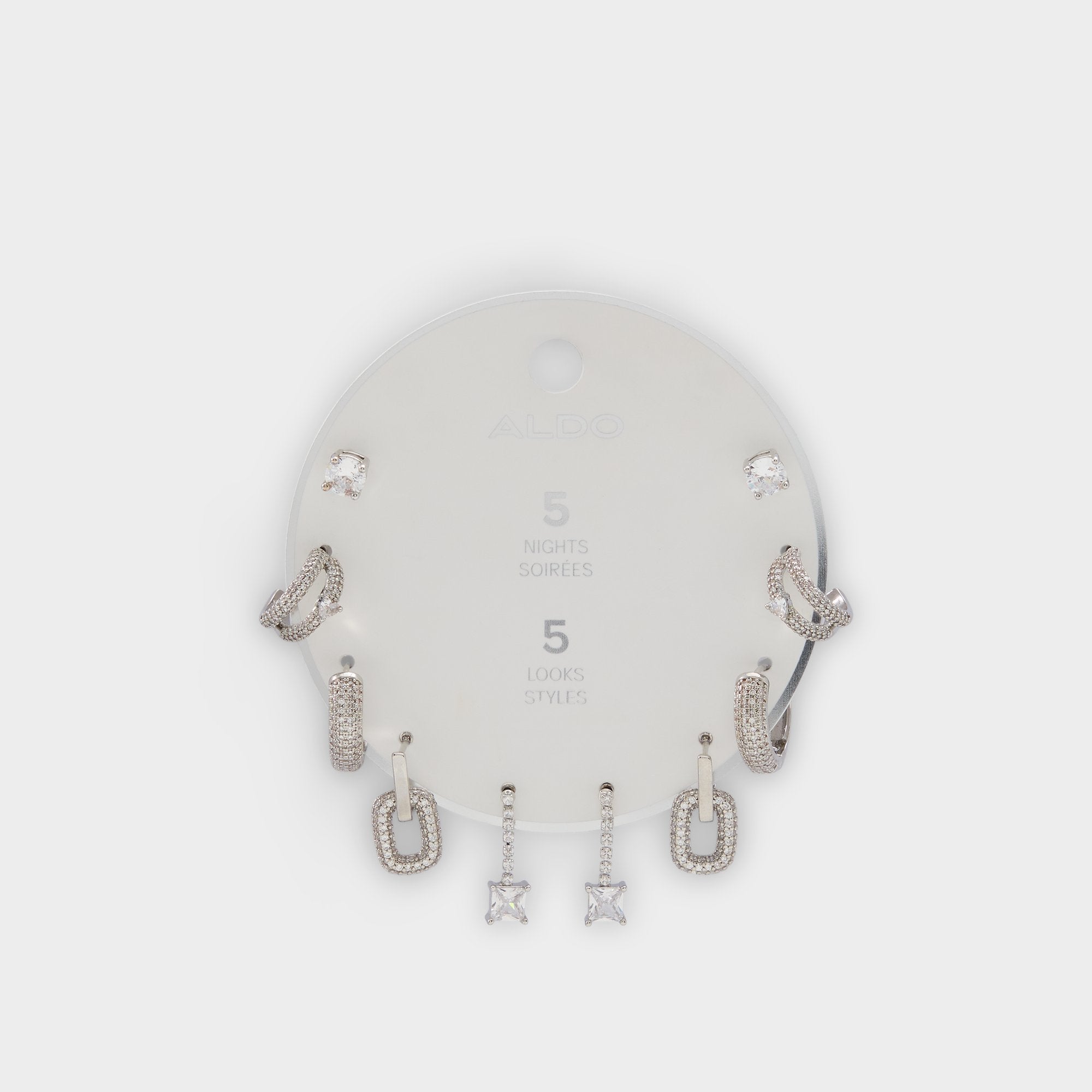 Silver/clear multi Fivelookss Silver/Clear Multi Women's Earrings - Earring set | Aldo