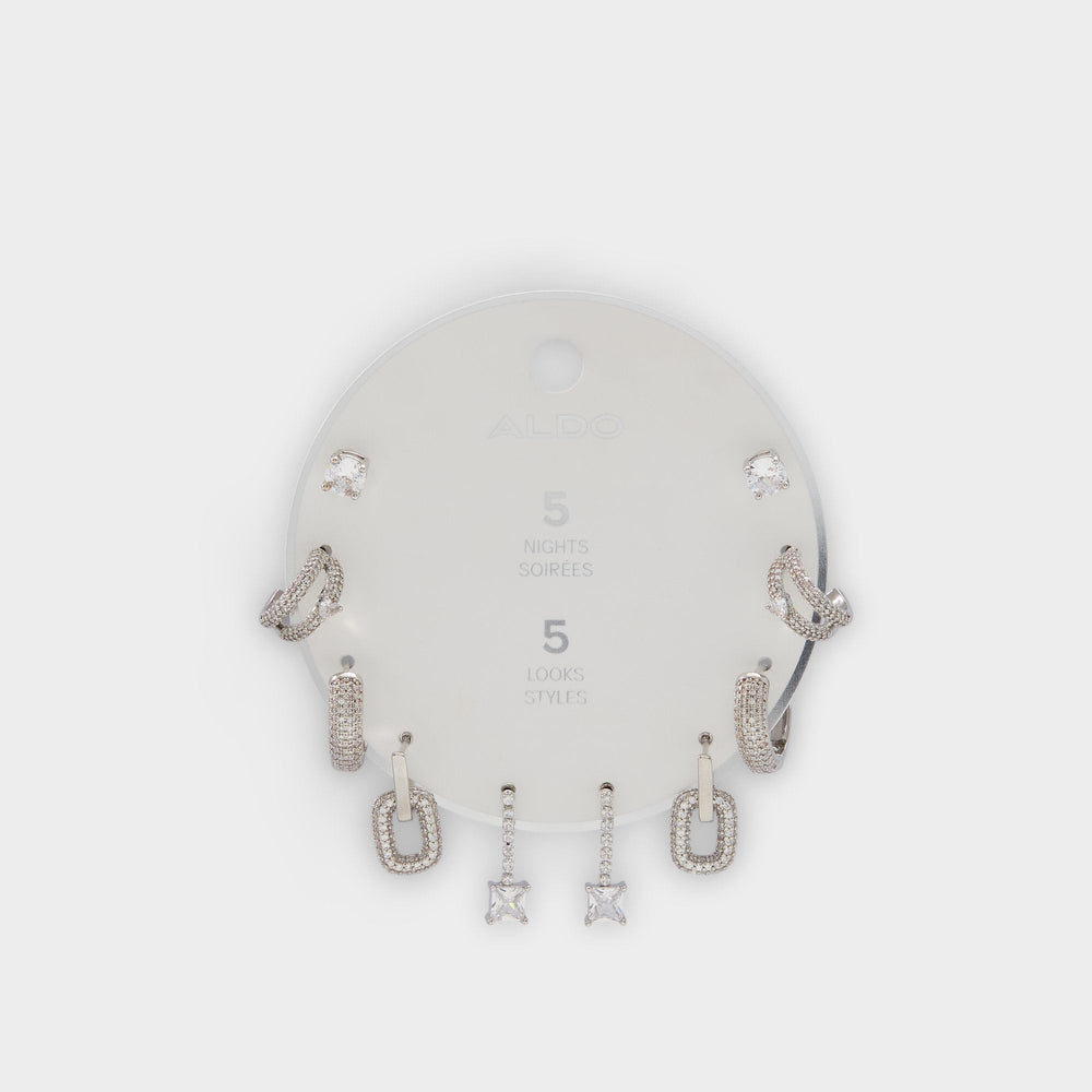 Silver/clear multi Fivelookss Silver/Clear Multi Women's Earrings - Earring set | Aldo