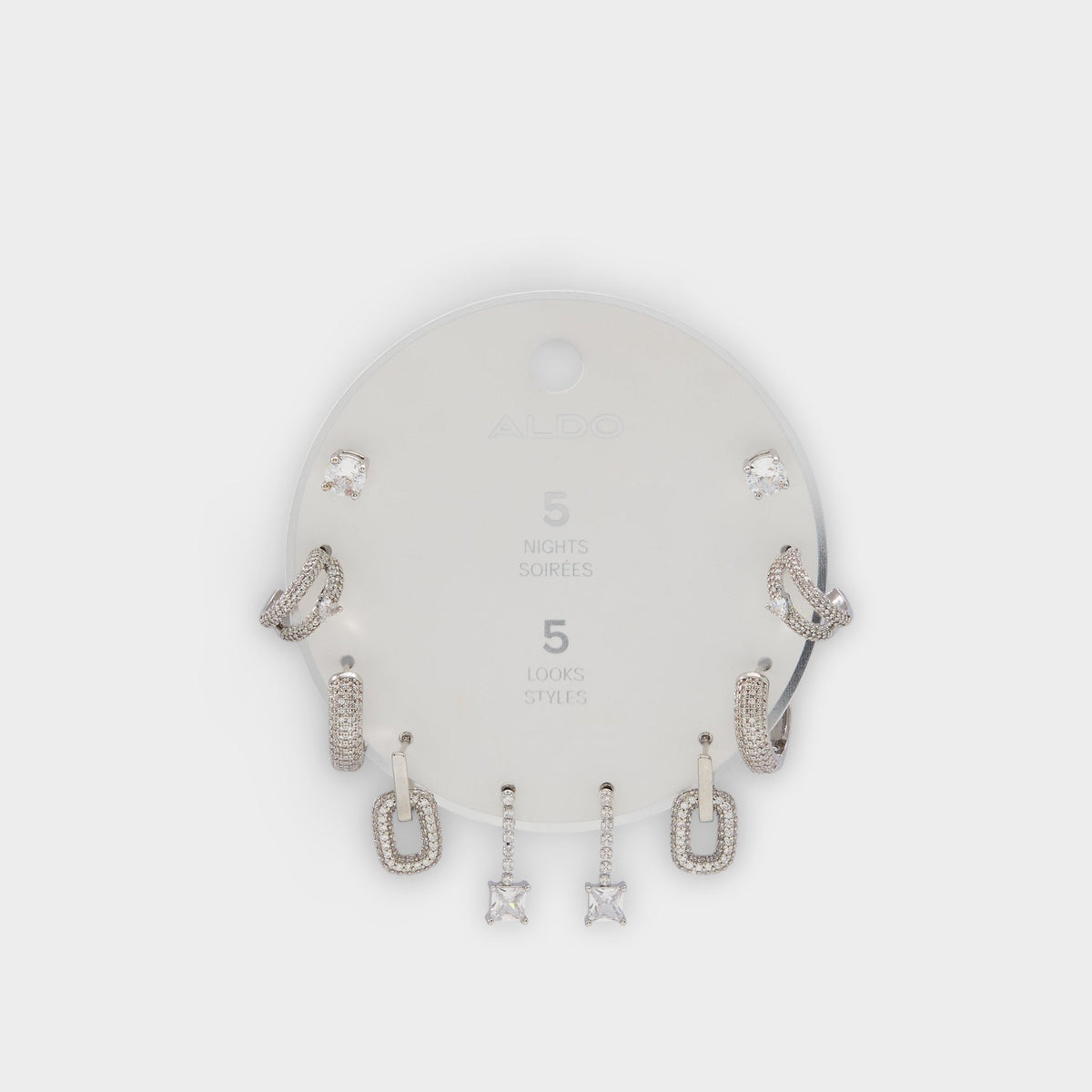 Silver/clear multi Fivelookss Silver/Clear Multi Women's Earrings - Earring set | Aldo