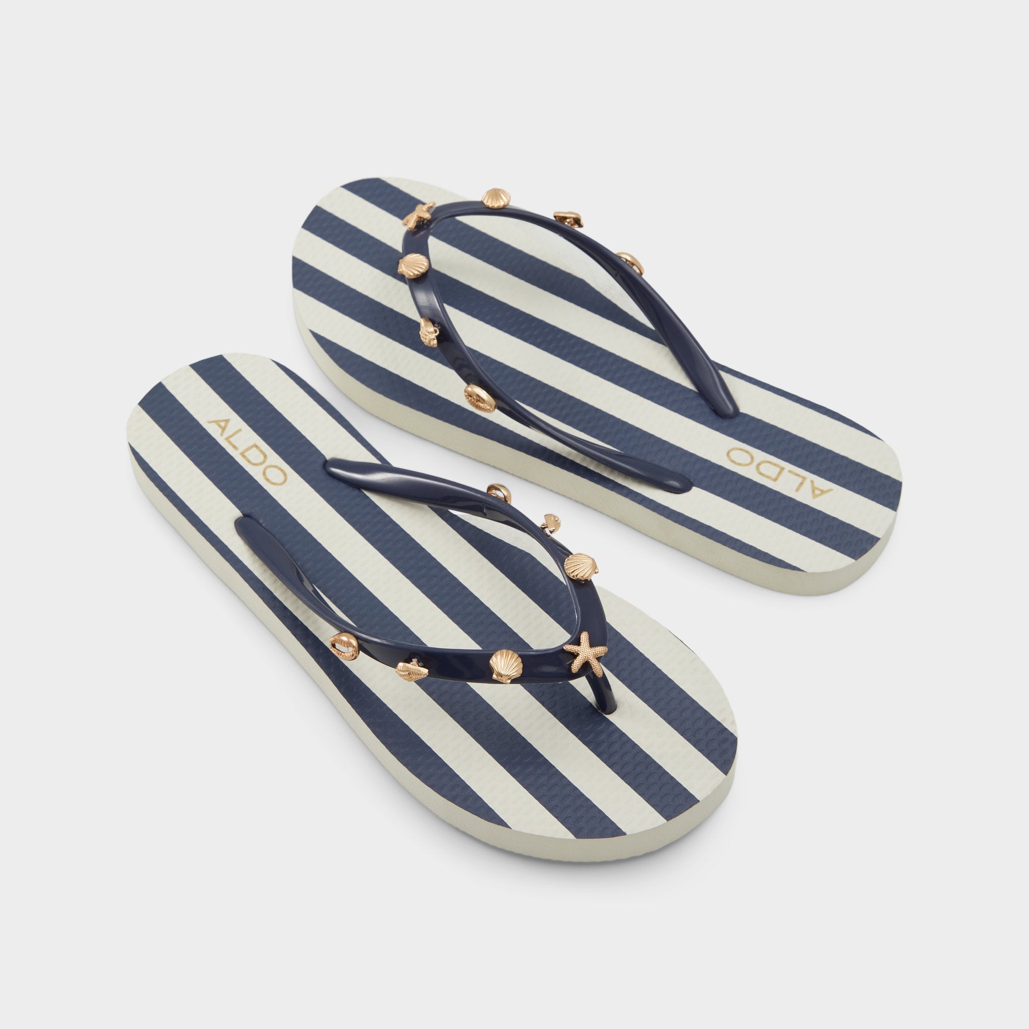 Navy Elalaeclya Navy Women's Jelly Sandals & Flip Flops - Flip flop | Aldo