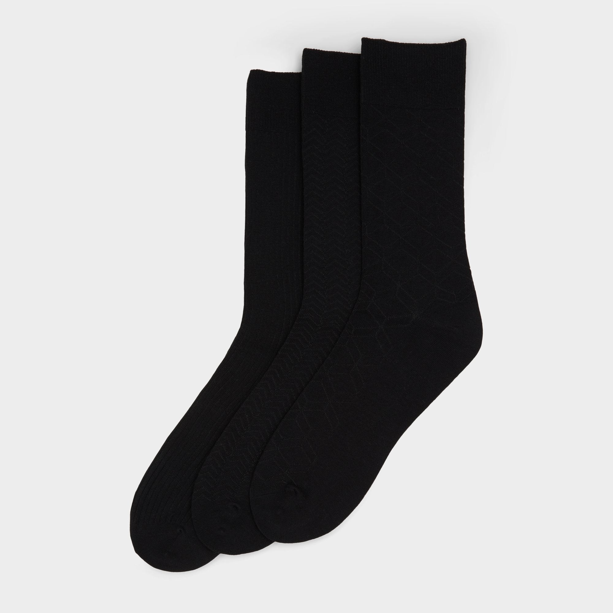 Black Wanaro Black Men's Socks - Crew socks | Aldo