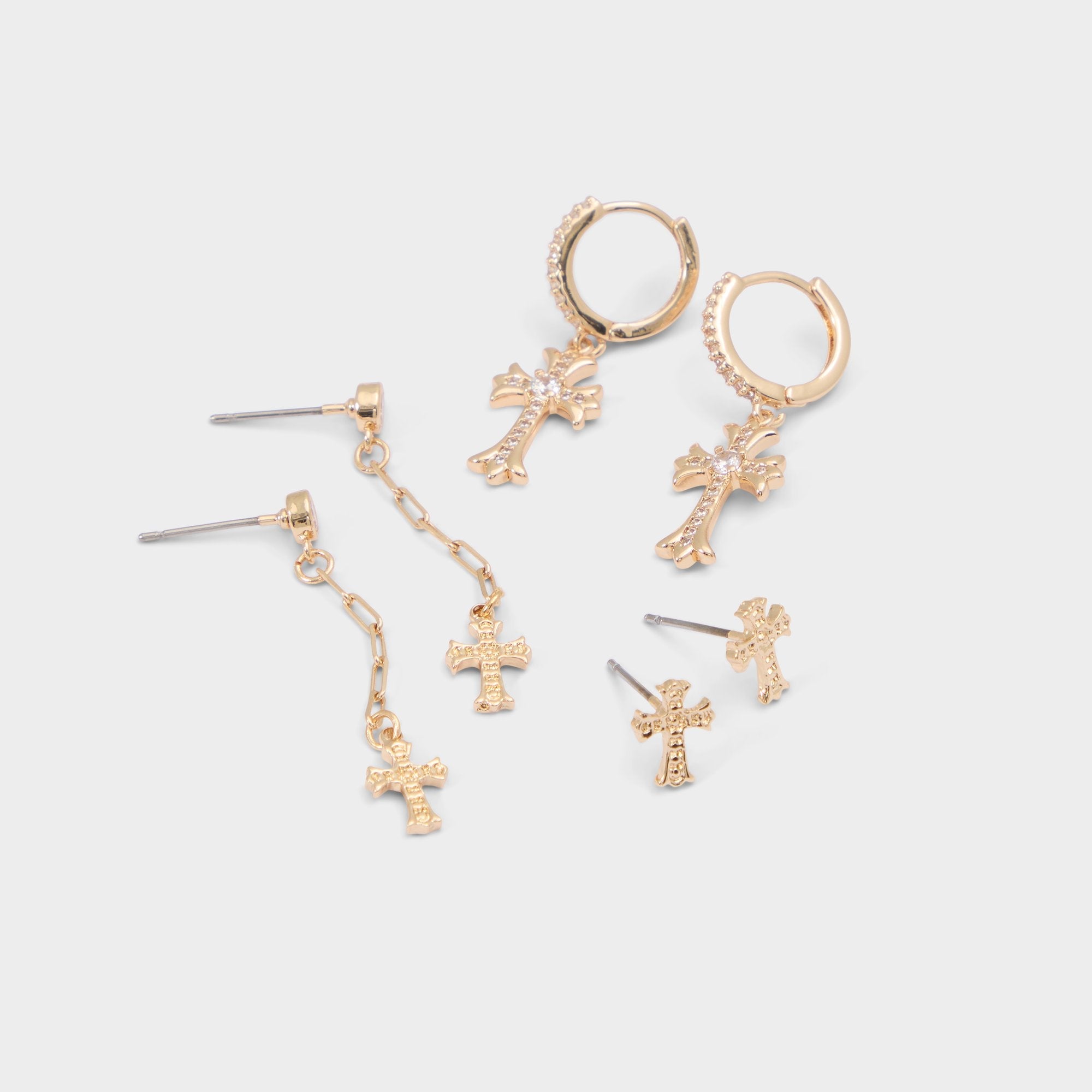 Gold/Clear Multi Eclipsse in Gold Clear Multi - Earrings | Aldo